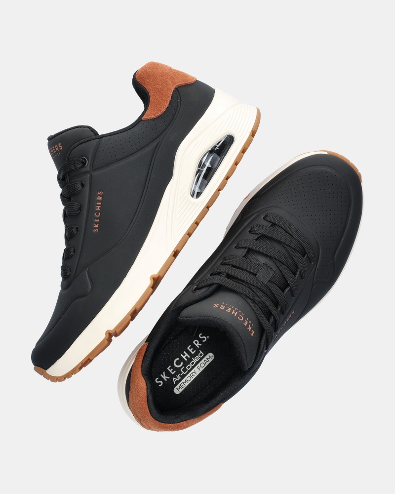 Skechers Uno Lage sneakers  - zwart