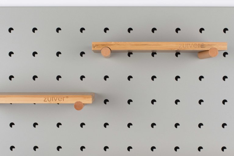 Zuiver Pegboard Bundy wanddecoratie  wit