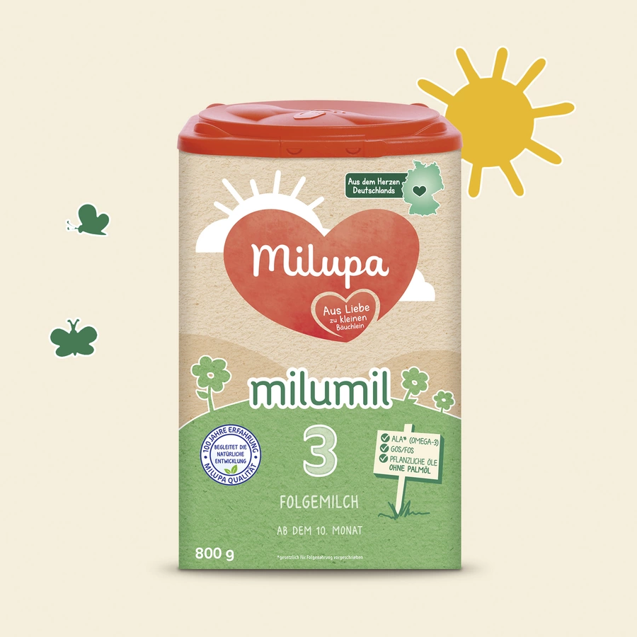 Milupa Folgemilch Milumil 3 800 g ab dem 10. Monat