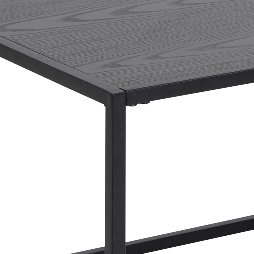 Salontafel Vic - met krantenrek Zwart