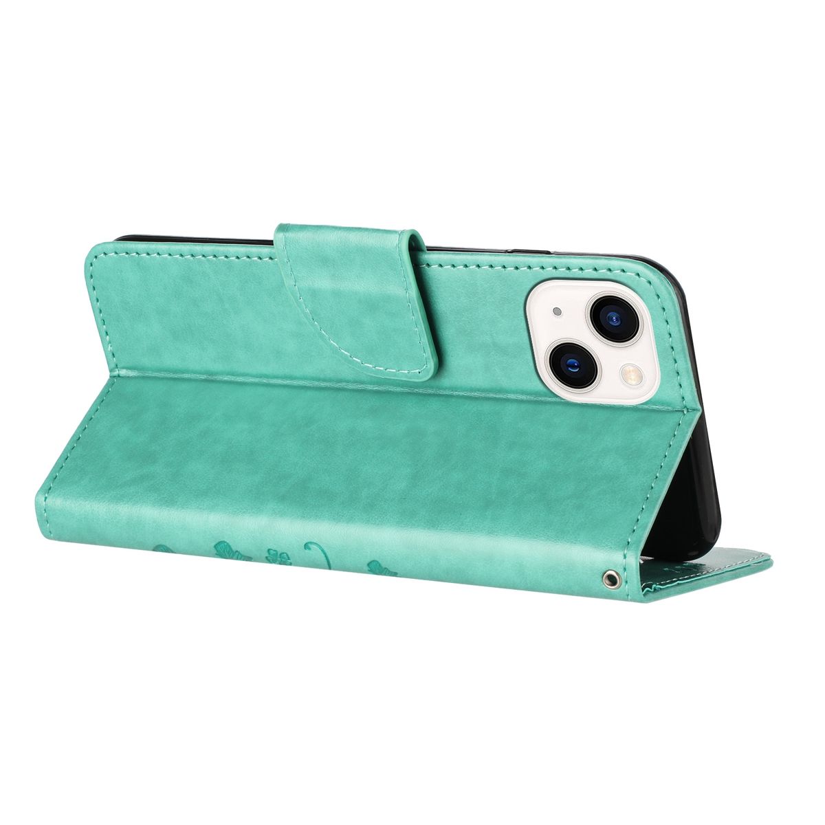 Schutz Handy Hülle für Apple iPhone 15 Plus Case Cover Tasche Wallet Etui Bumper
