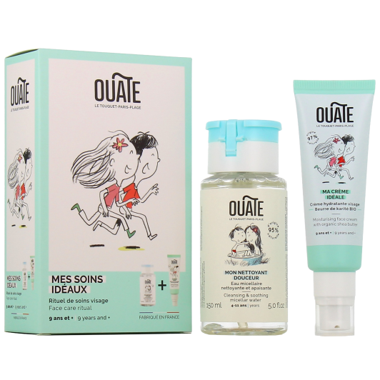 Ouate Soins idéaux 9 ans et plus - Nettoyant visage et soin hydratant