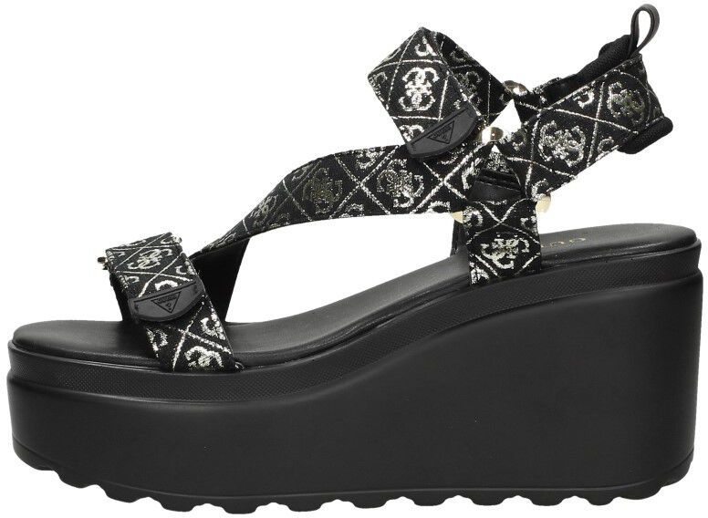 Guess Sandalen Hak zwart