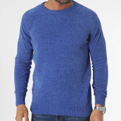 Pull Bleu Roi Chiné