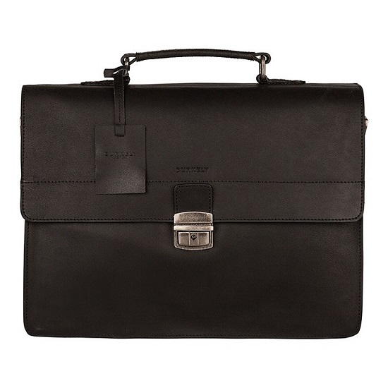 VINTAGE DEAN BRIEFCASE 3-COMP .10 black