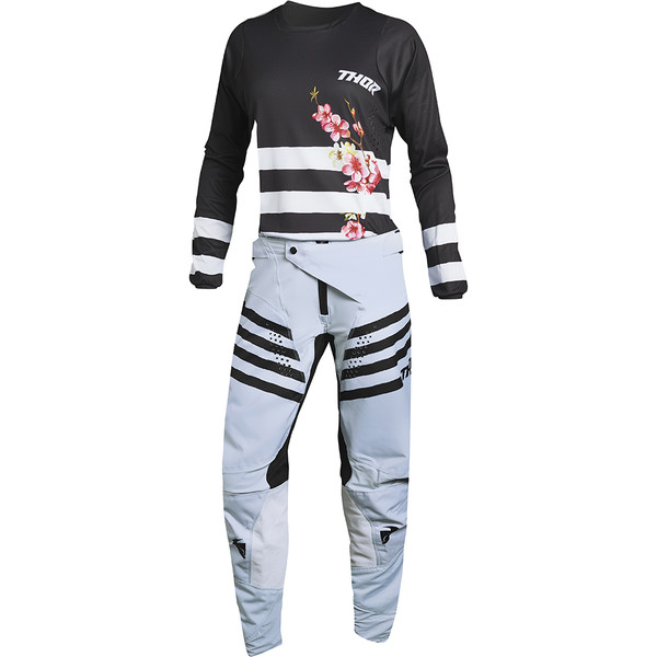 Thor Motocross - Pantalon femme Pulse Versa Gris / Noir