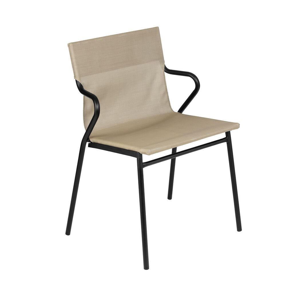 Sessel mit Großem Sitzkomfort Horizon Batyline® Duo Braun Noisette-Noir