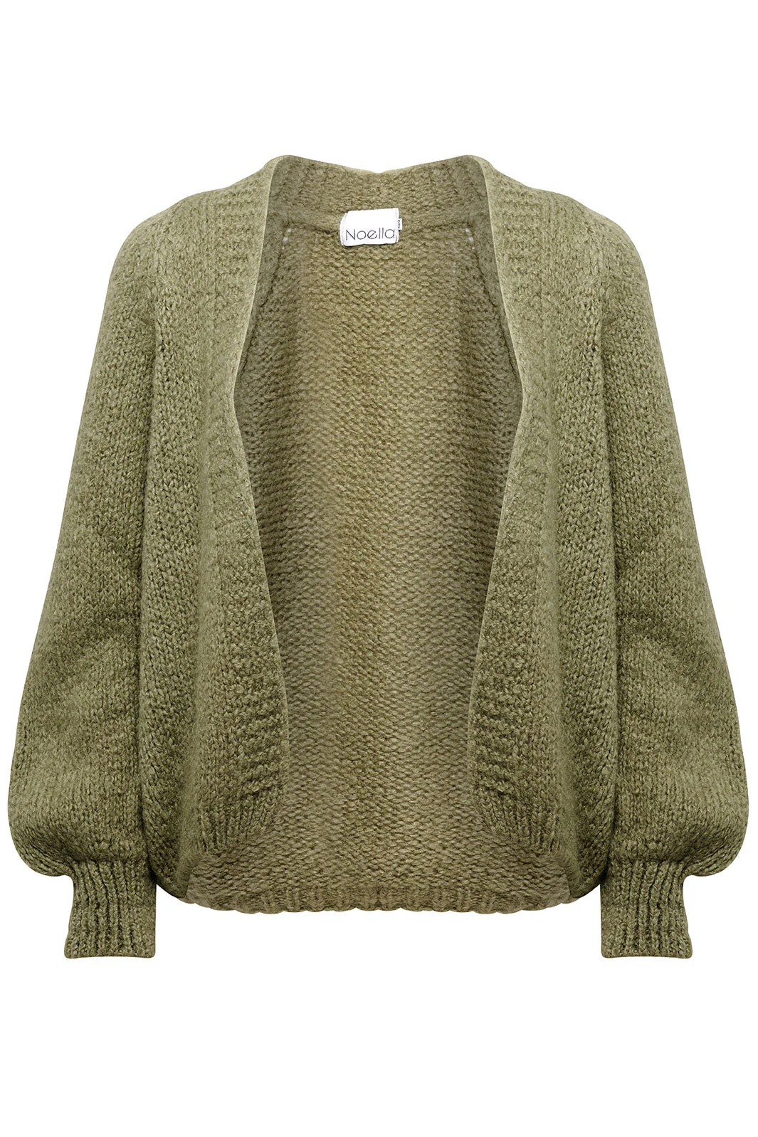 Noella Fora Knit Cardigan army