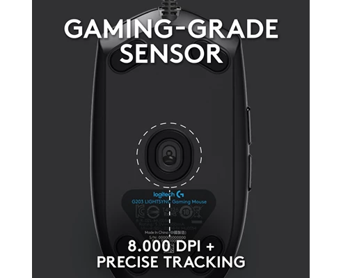 Logitech G203 Lightsync - Black
