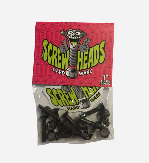 Screwheads Hardware Black 1'