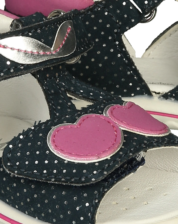Klett-Sandalen CAREGA in navy/fuchsia