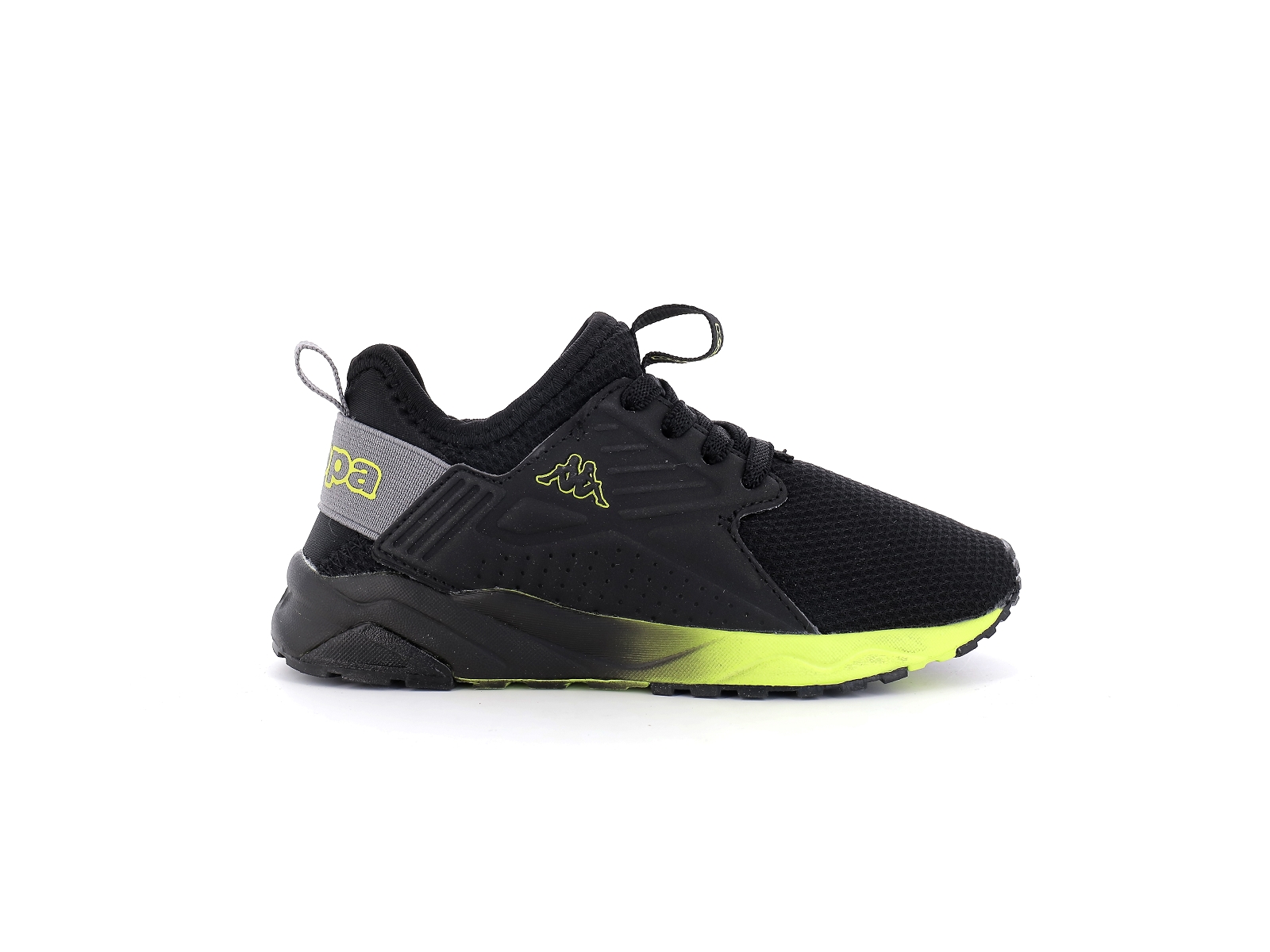 Kappa-36153ZW Matières combinées Gris Jaune