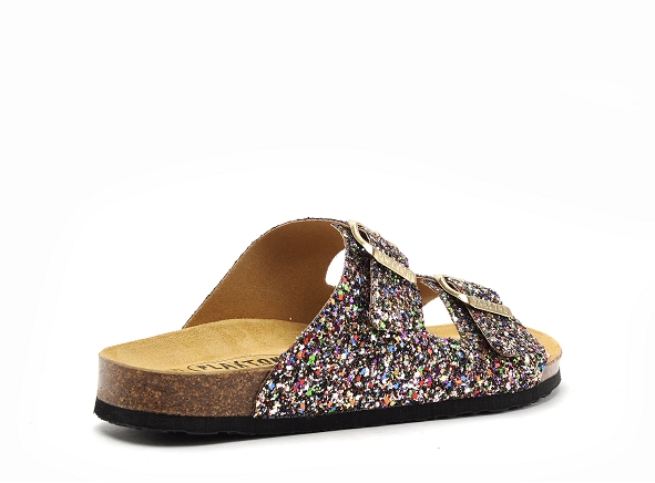 Plakton mules et sabots plats femme beta 180010 multicolore