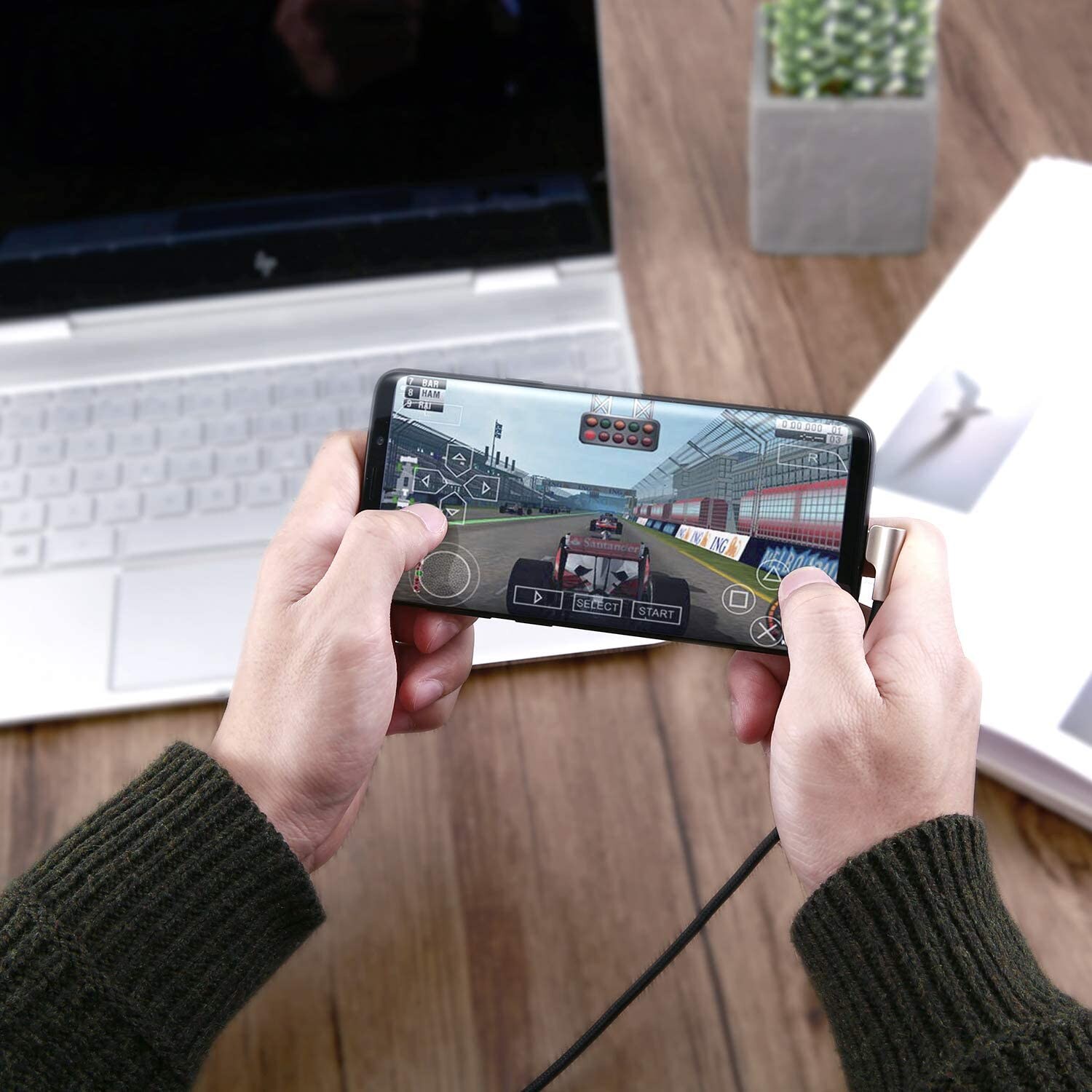 AUKEY CB-CMD32 2 Stück Ladekabel Rechtwinkliges USB-C Kabel, 1m Ideal für Spiele 90 Grad Schnellladekabel