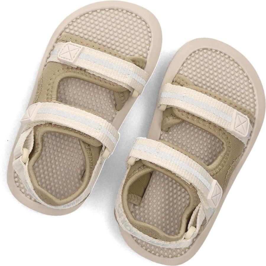 Shoesme Groene Lichtgewicht Sandaal Sandalen Kind Jongens Green Beige Spandex