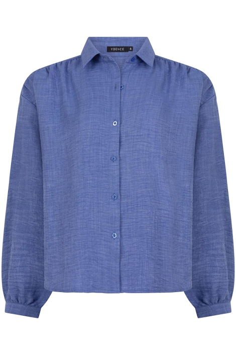 Ydence blauwe dames blouse