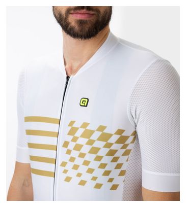 Maillot Manches Courtes Alé Play Blanc