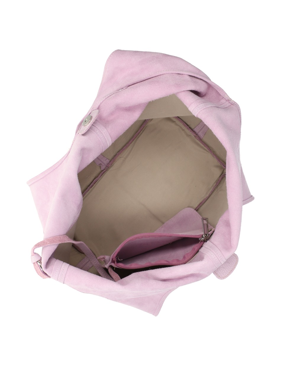Veloursleder Shopper