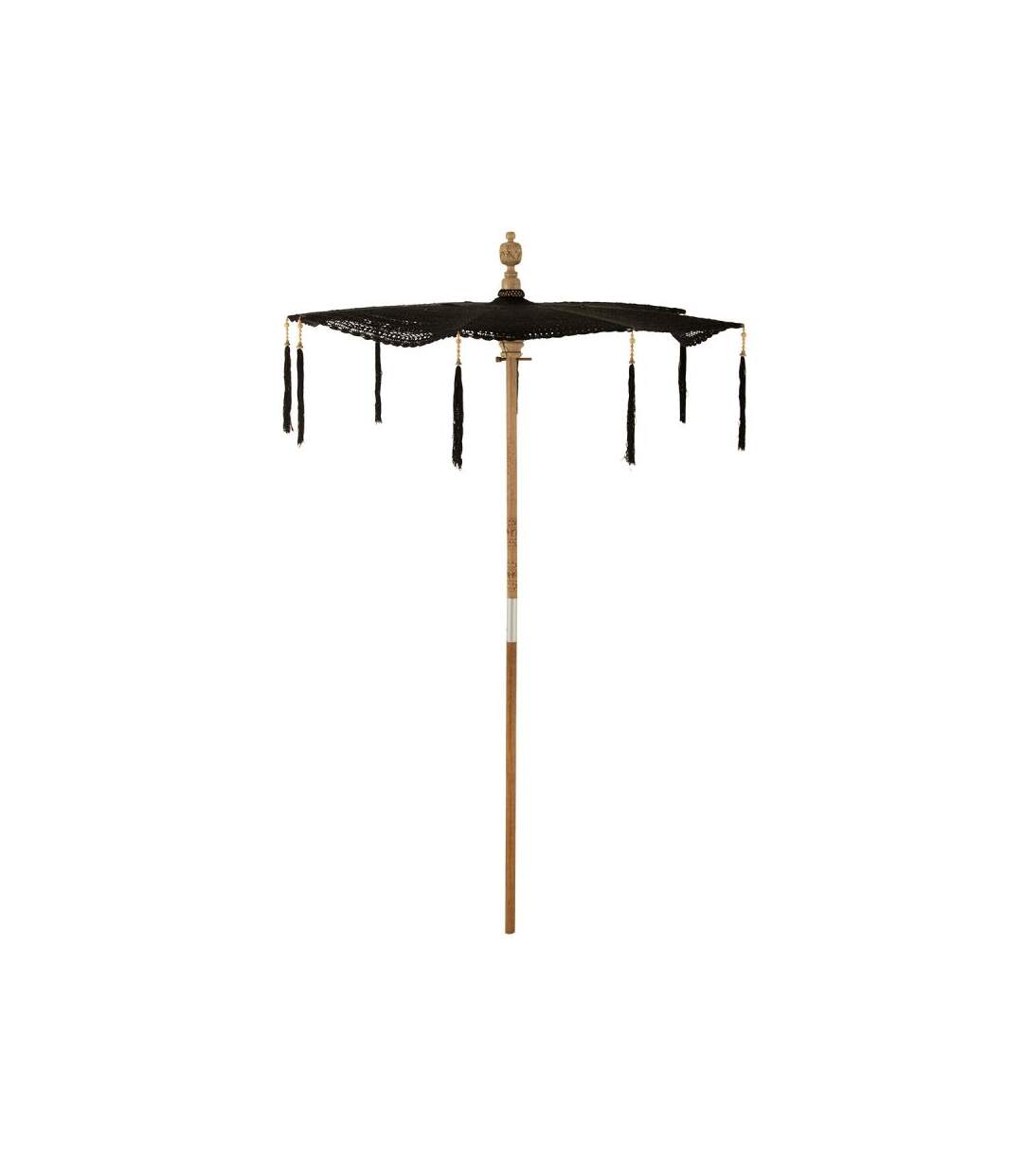Paris Prix - Parasol Avec Pompons clark 253cm Noir