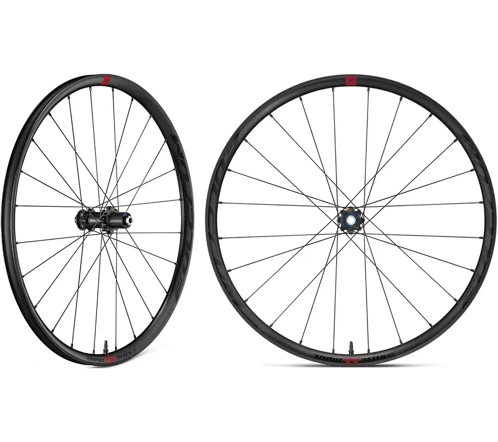 Fulcrum Rapid Red 5 Alu Disc 650B Gravel Wielset Zwart