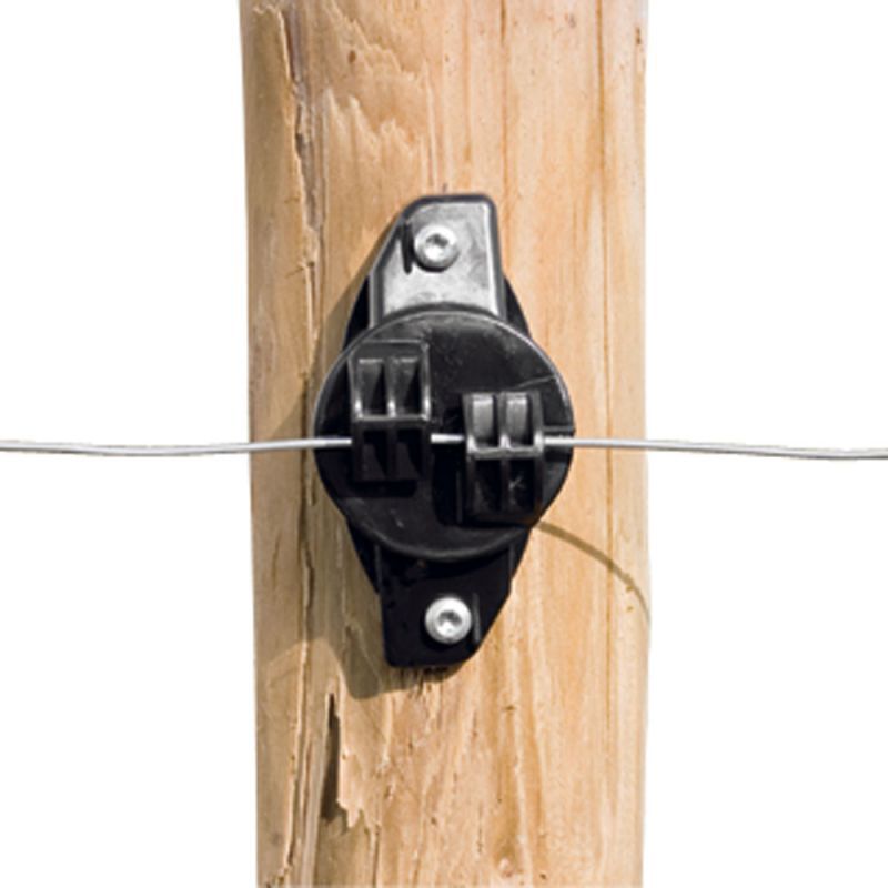Gallagher - W-isolator Super - 26 cm - 25 Stuks - Zwart - 18 cm