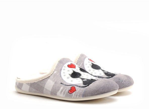 Calzamur cm confort chaussons femme 30444 gris