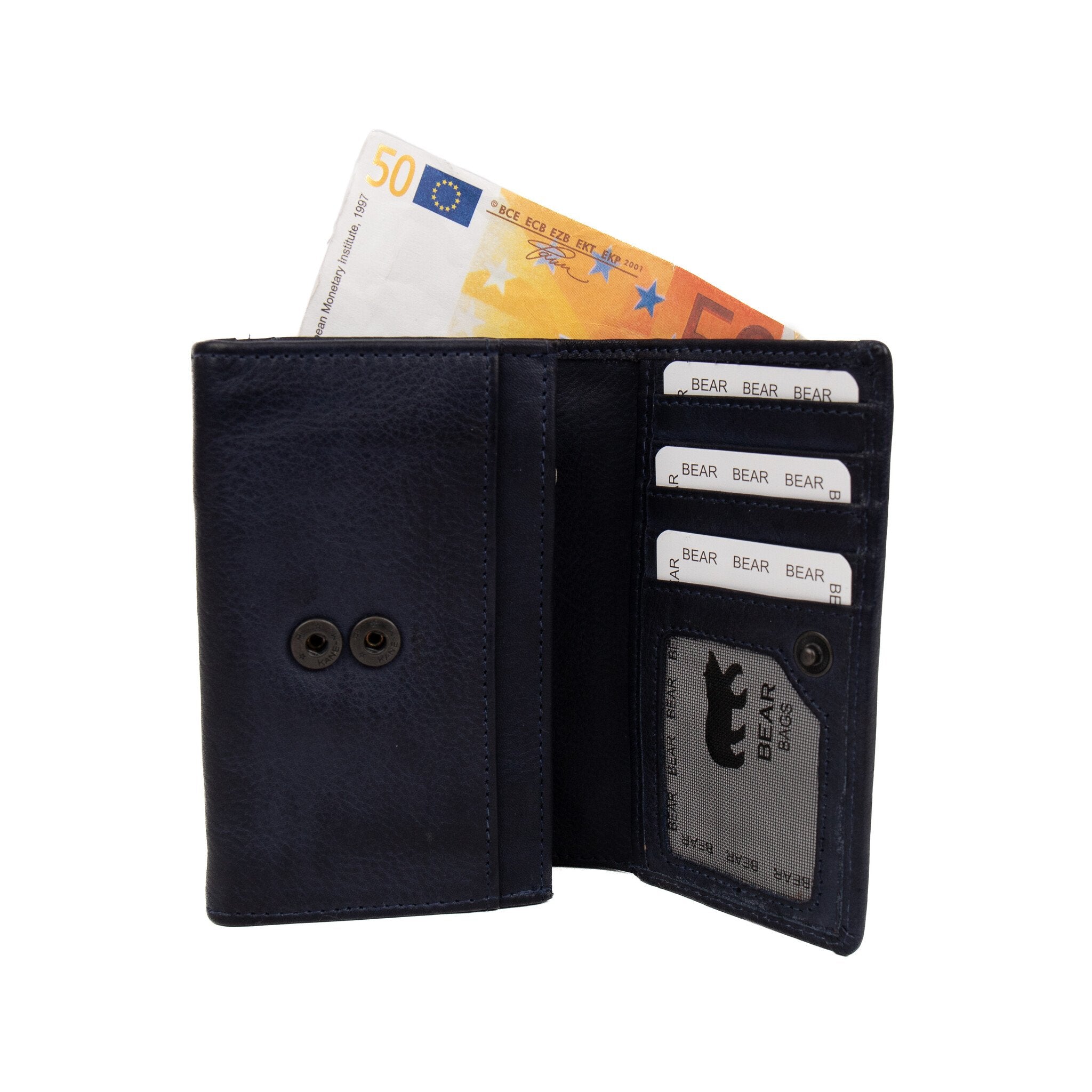 Overslag portemonnee 'Sweety' navy - CP 5066 Navy