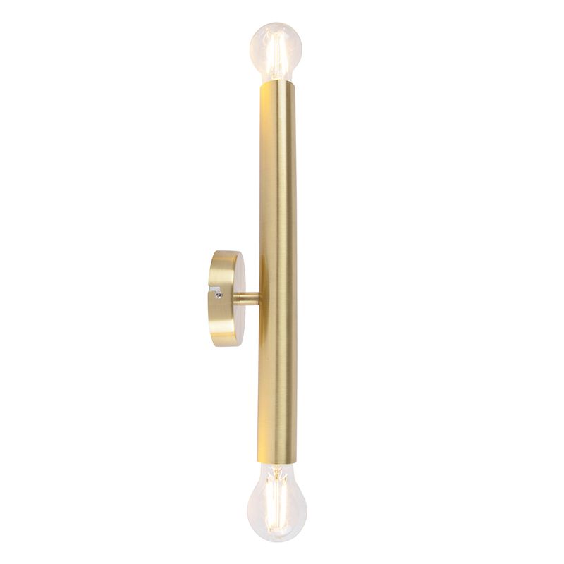 Hotel Chique wandlamp goud 2-lichts -Tubi