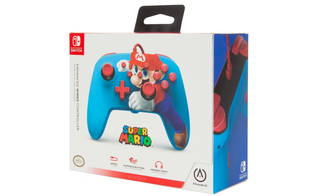 Switch Wired Controller Mario Punch