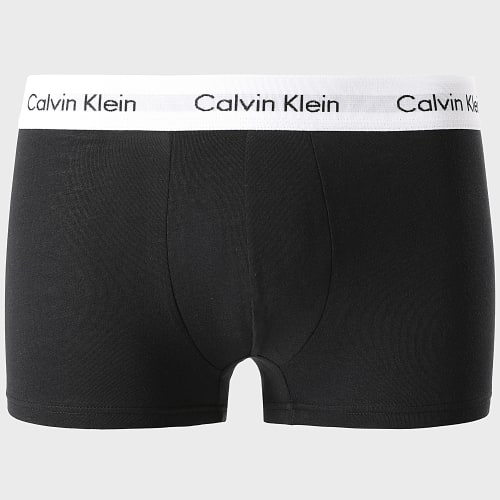 Lot de 3 Boxers Coton Stretch U2664G Noir Blanc Gris