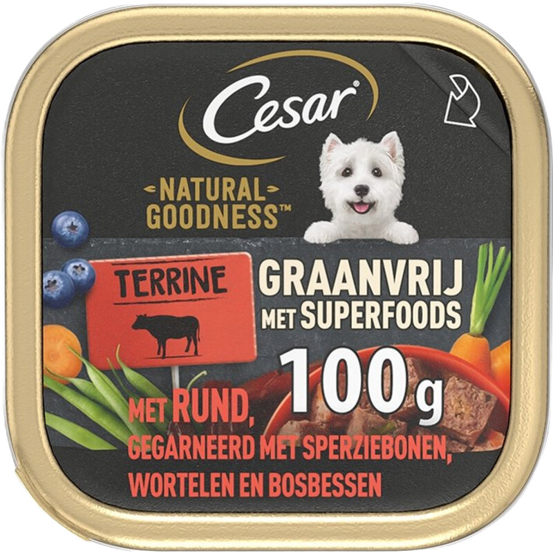 Cesar Natural goodness rund,sperzie,wortel