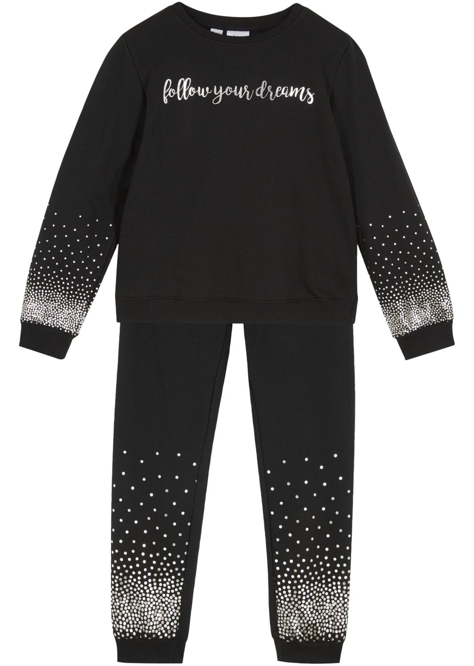 Sweat-shirt + pantalon fille (Ens. 2 pces.)
