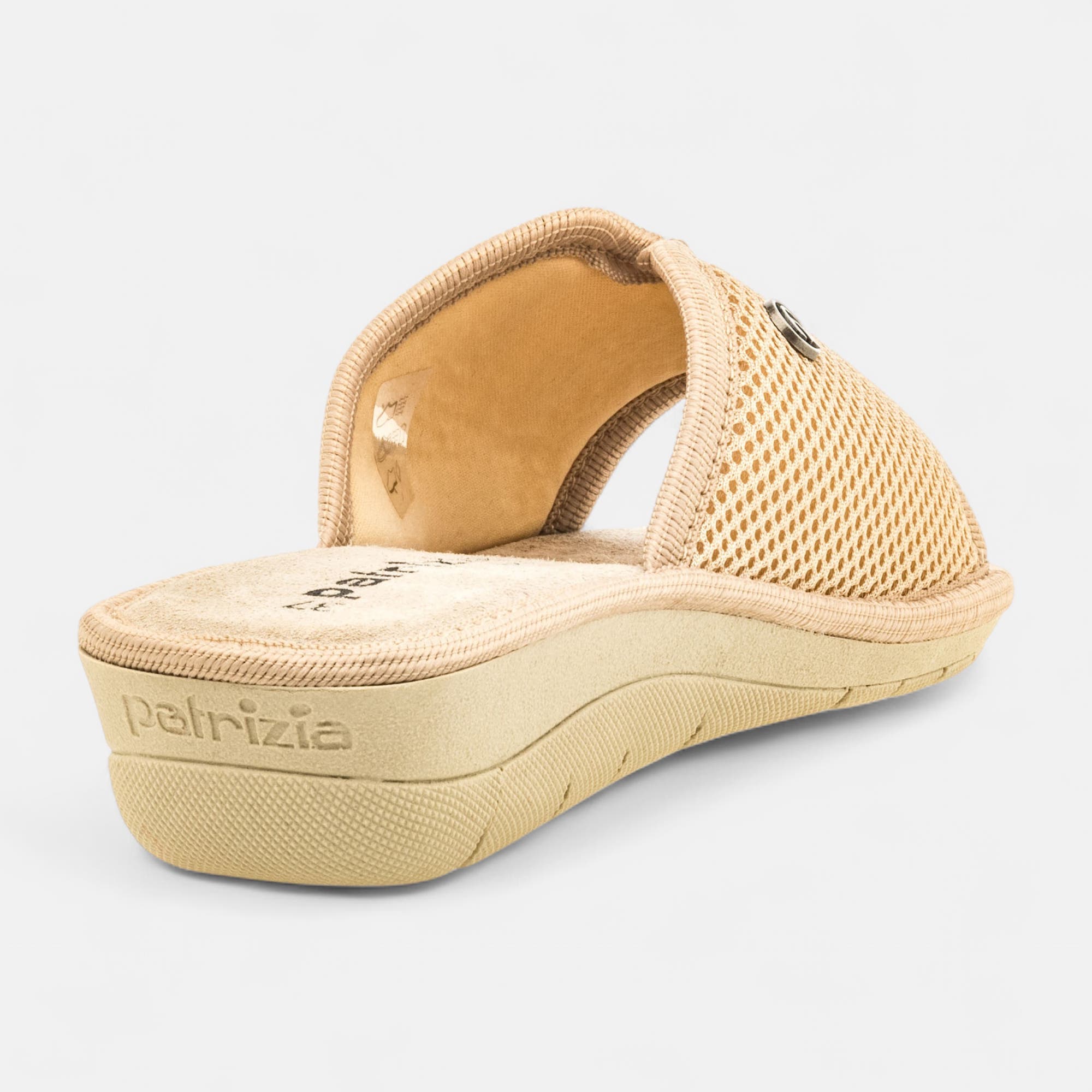 Pantoufles mules Femme beige