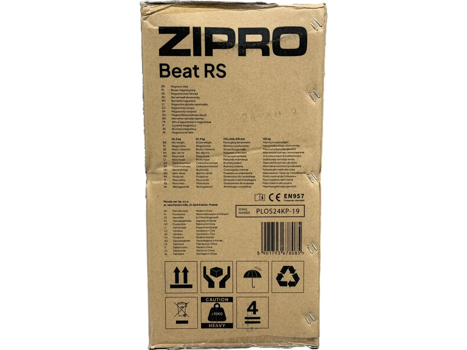 Zipro Beat RS magnetisk cykeltræner