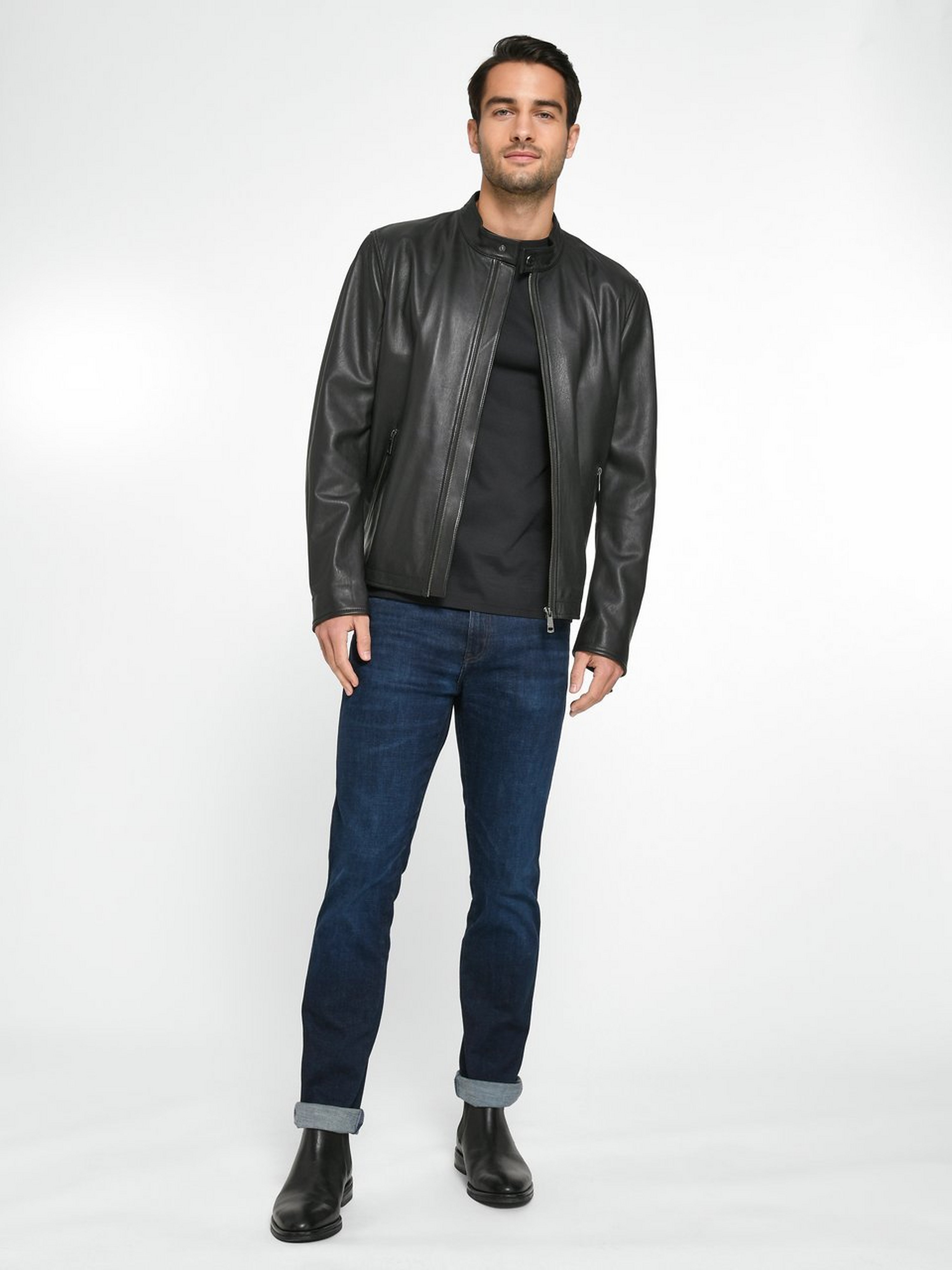 Lederjacke