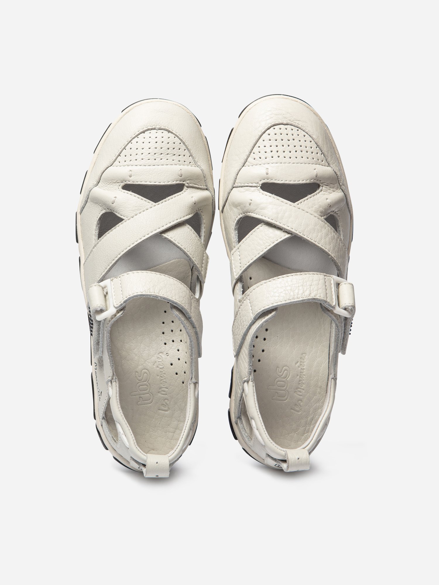 Baskets Femme Ouvertes Scratch Blanc