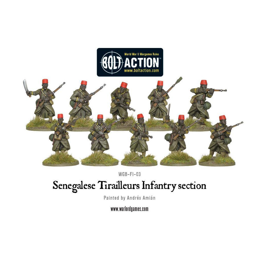 Bolt Action - Senegalese Infantry - WW2