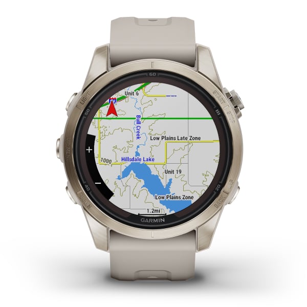 Montre cardio GPS GARMIN FENIX 7S PRO SAPPHIRE SOLAR/SOFT GOLD SS LIGHT