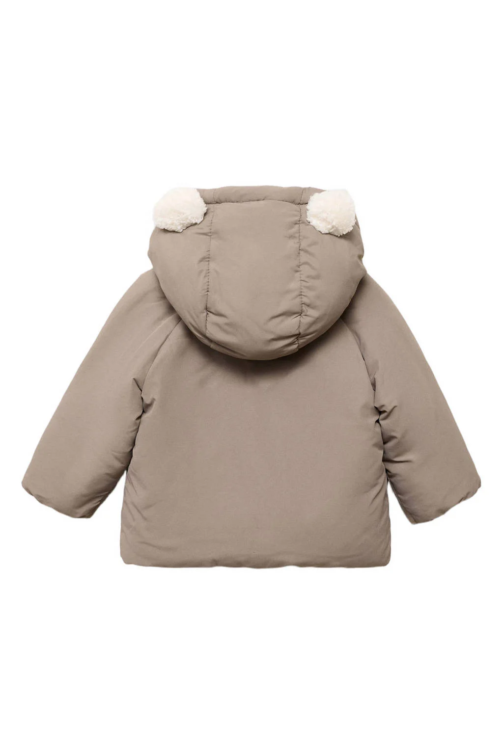 Mango Kids gewatteerde jas lichtbruin