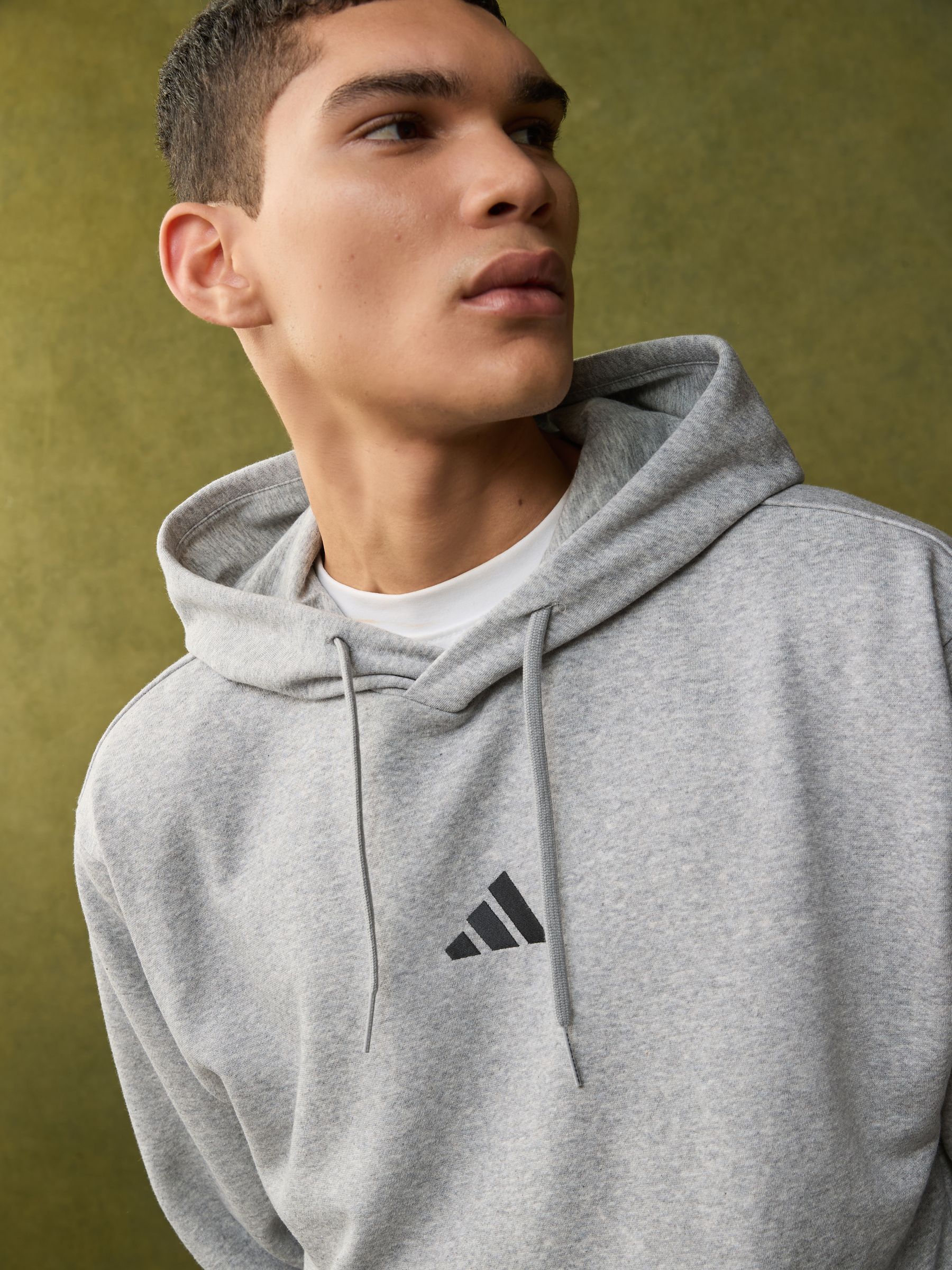Lichtgrijs - adidas hoodie