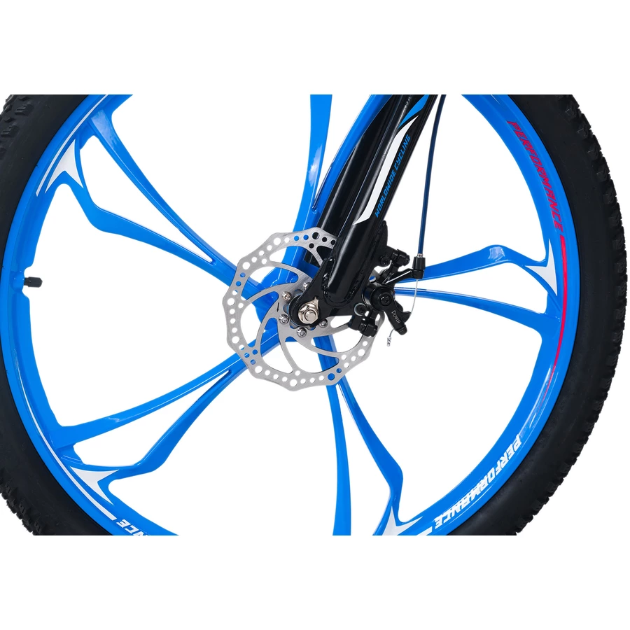 KS Cycling Mountainbike Fully 26 Zoll Topspin schwarz-blau