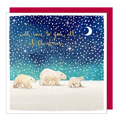 With Love To You All Polar Bears Card