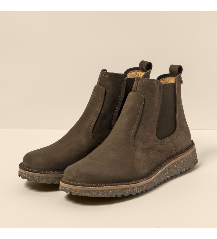 Botas de couro marrom The Naturalist Felsen N5632