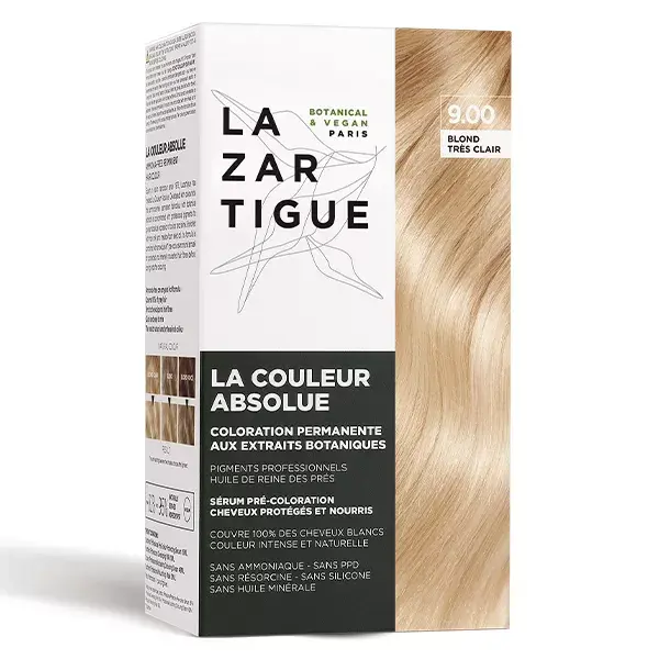 Lazartigue Absolute Color Loiro Muito Claro - Coloração para Cabelos 9.00