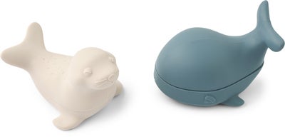 LIEWOOD Duncan Arctic Badeleker, Whale blue/Sandy