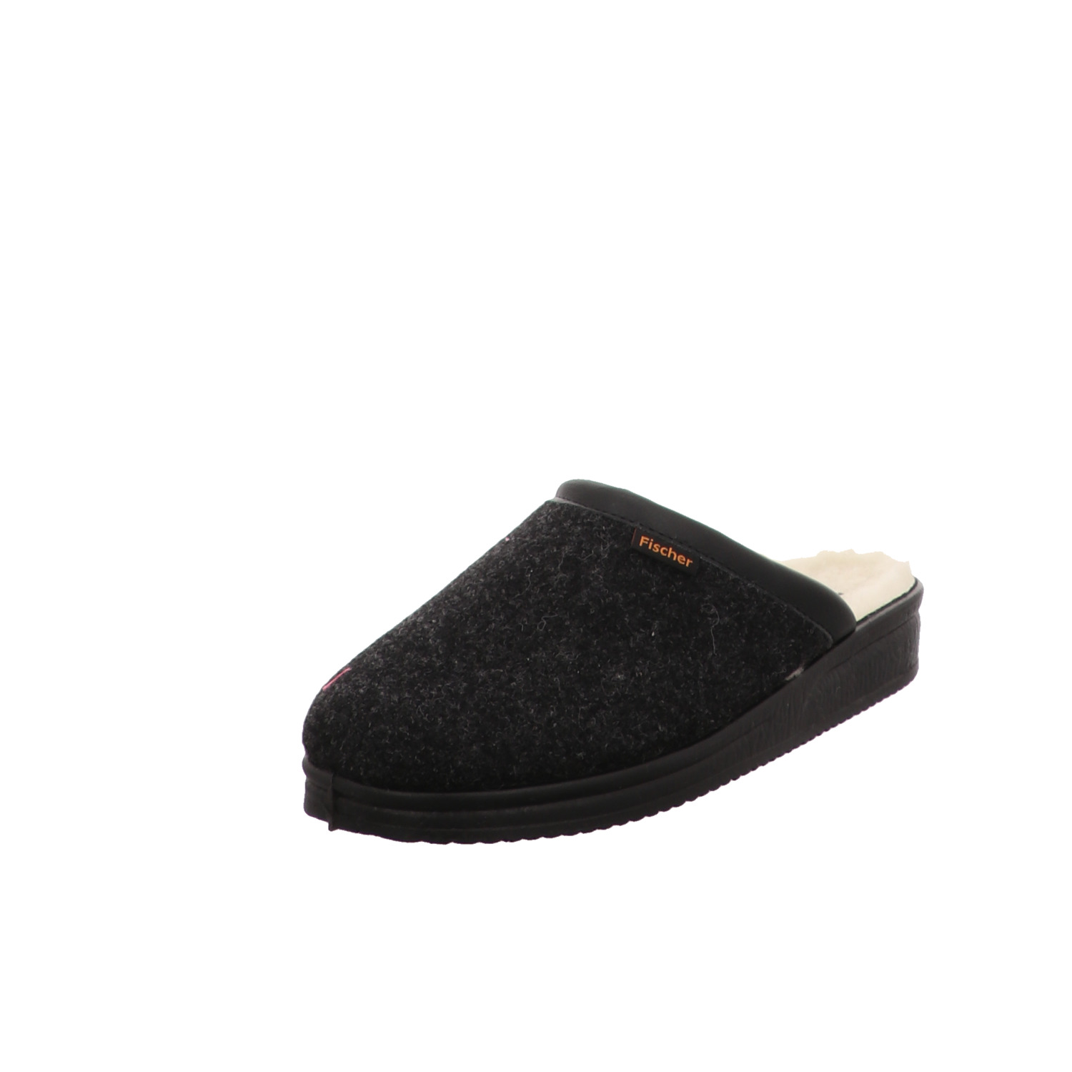 Fischer Pantoffel grau