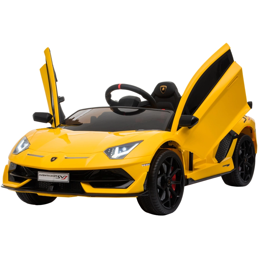 HOMCOM Kinderauto Lamborghini elektrisch gelb