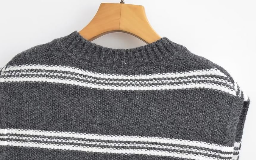 Susaine - V-hals gestreept vest