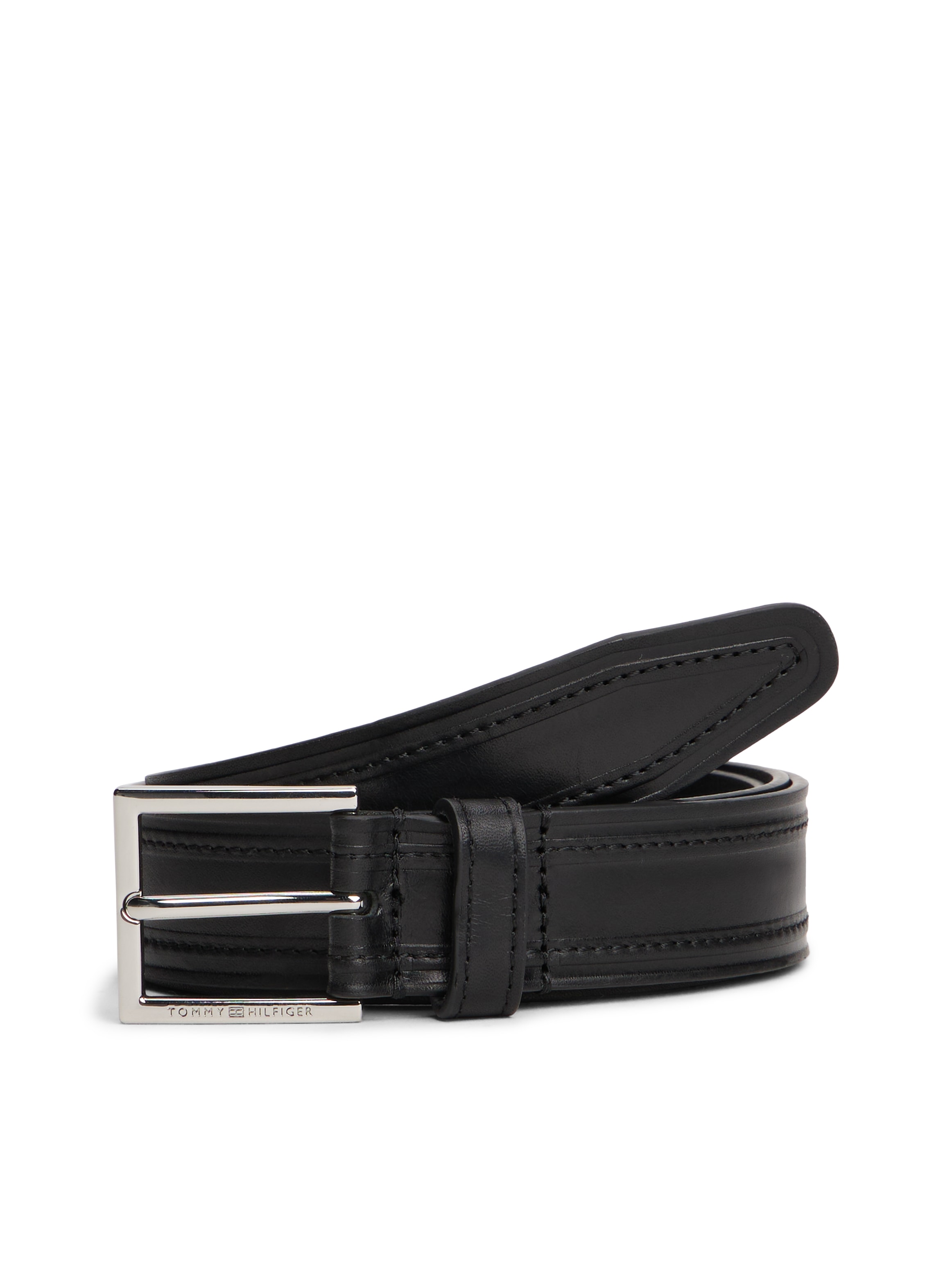 Tommy Hilfiger Ledergürtel »HUDSON EMBOSS LEATHER 3.0 cm breit« Grössenverstellbar