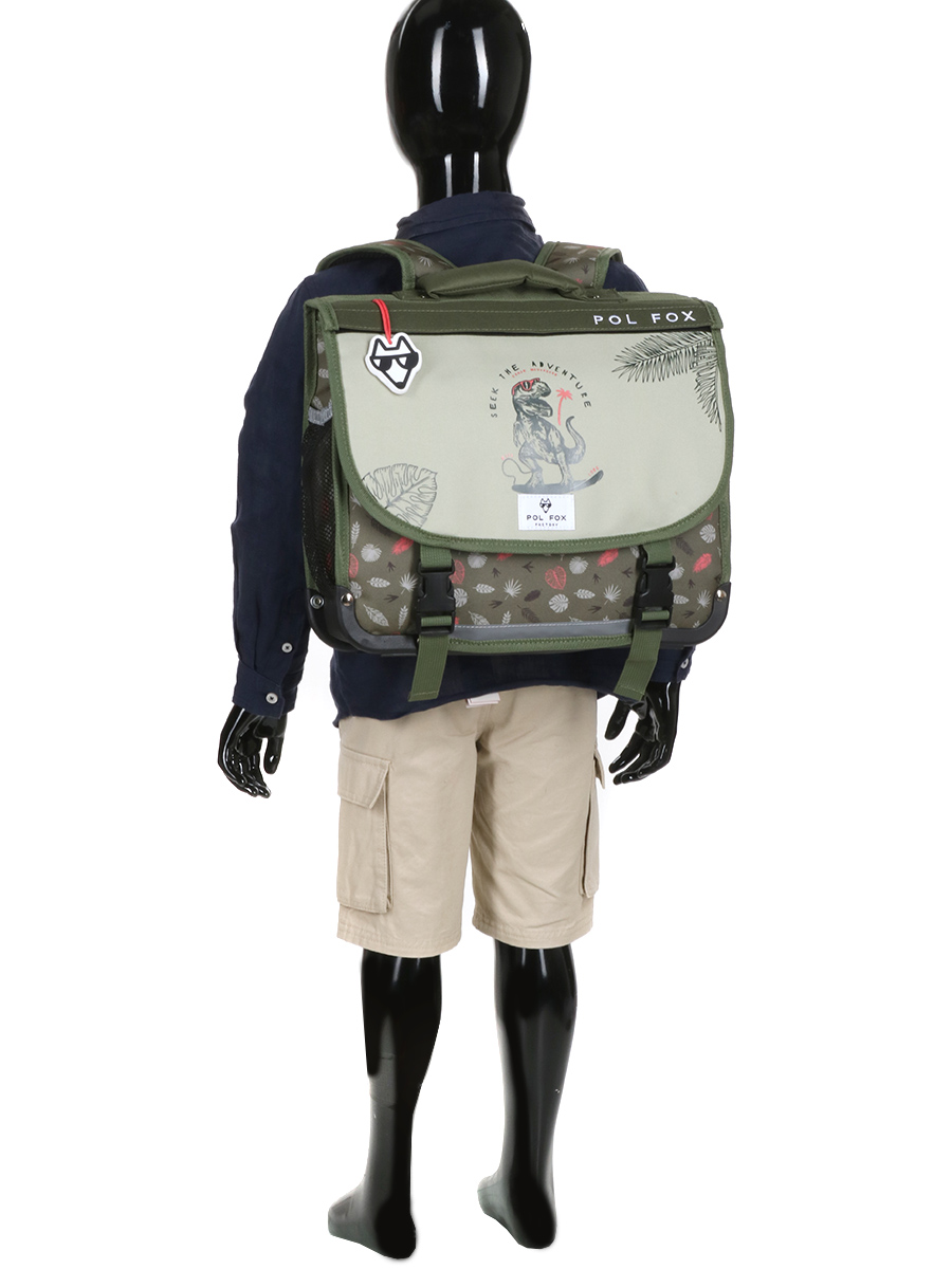 Cartable RÀversible Pol Fox Dino Ride 35 cm